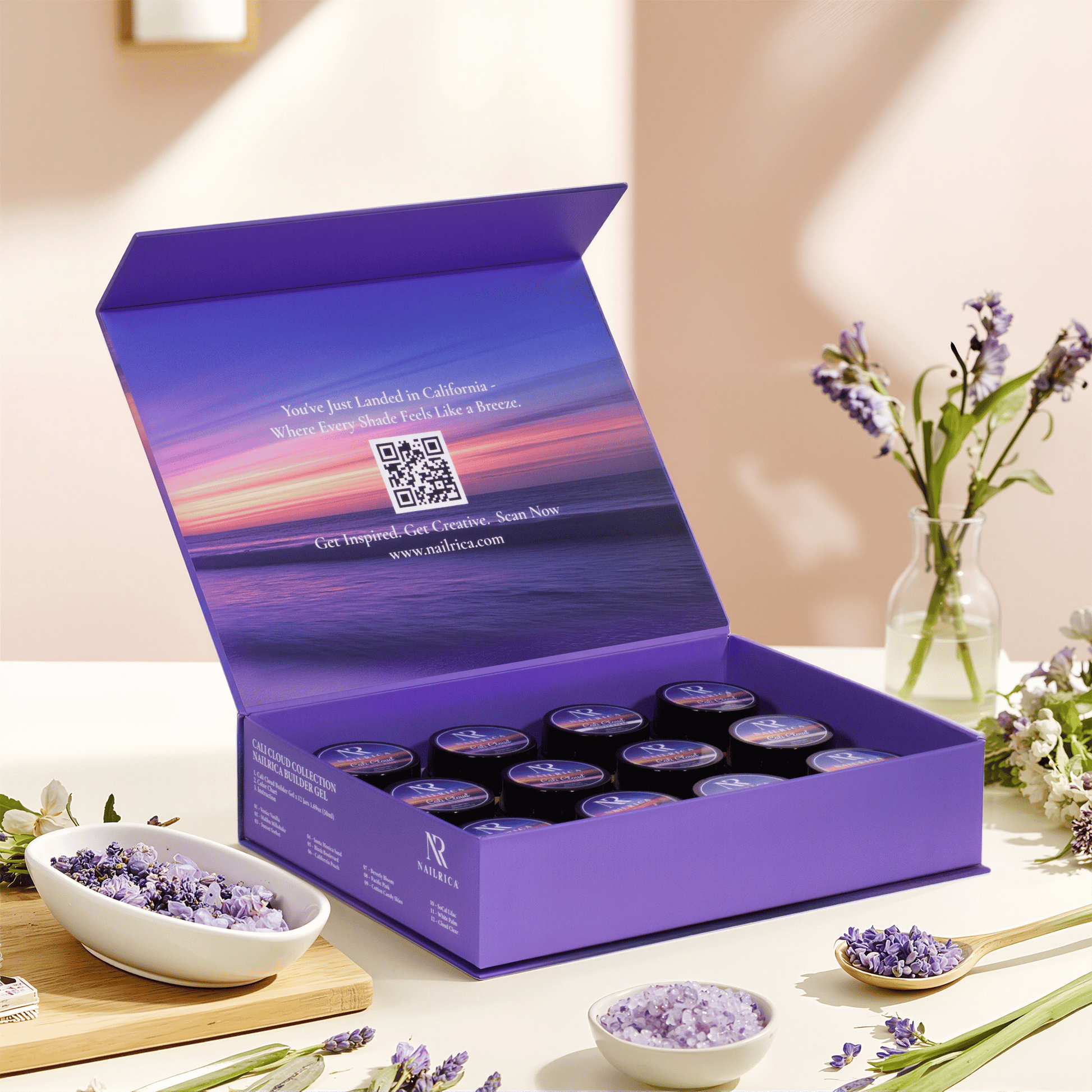 NAILRICA | Builder Gel Cali-Cloud Collection | 12 Colors