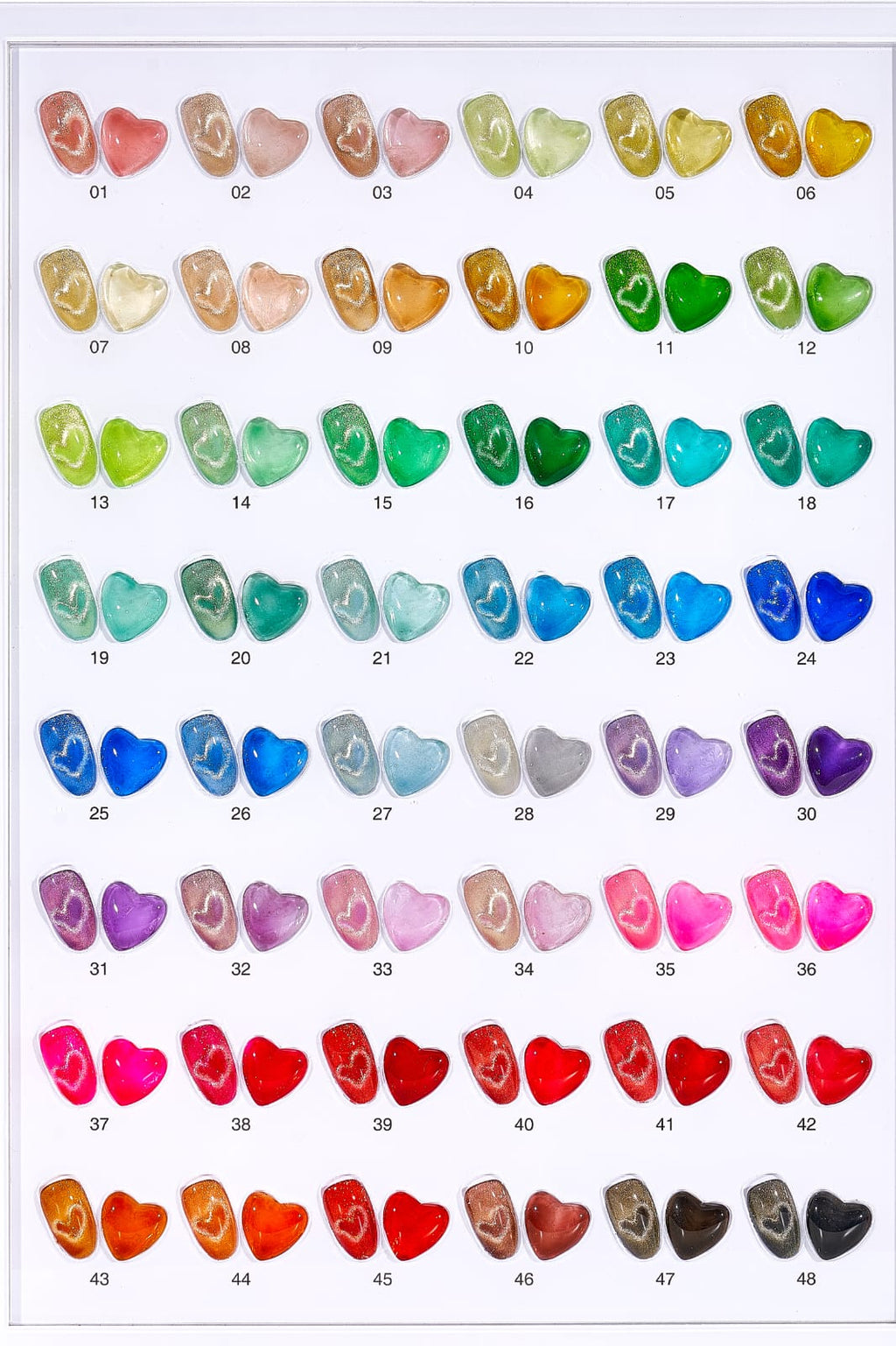 GLASS CAT EYE COLLECTION | 48 COLORS